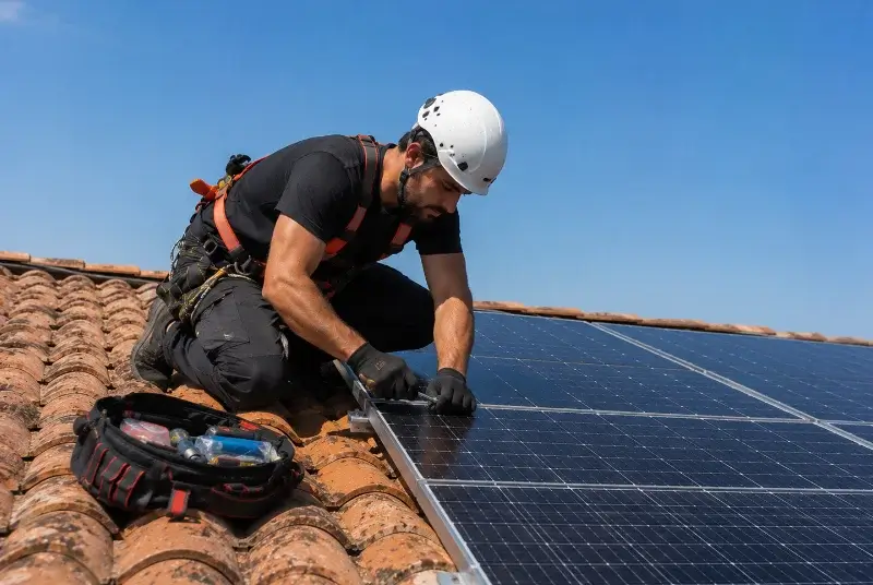 Maintenance et monitoring de panneaux solaires à Saint-Jean-sur-Veyle