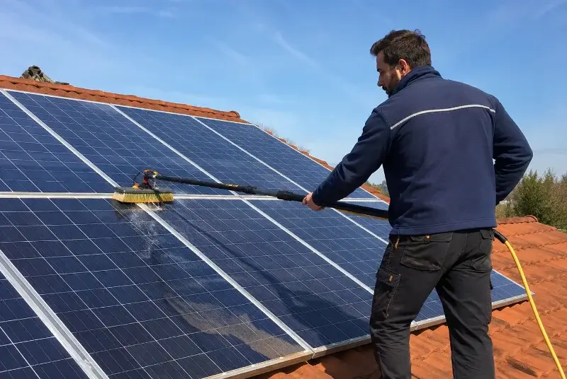 Nettoyage et entretien de panneaux solaires à Saint-Jean-sur-Veyle